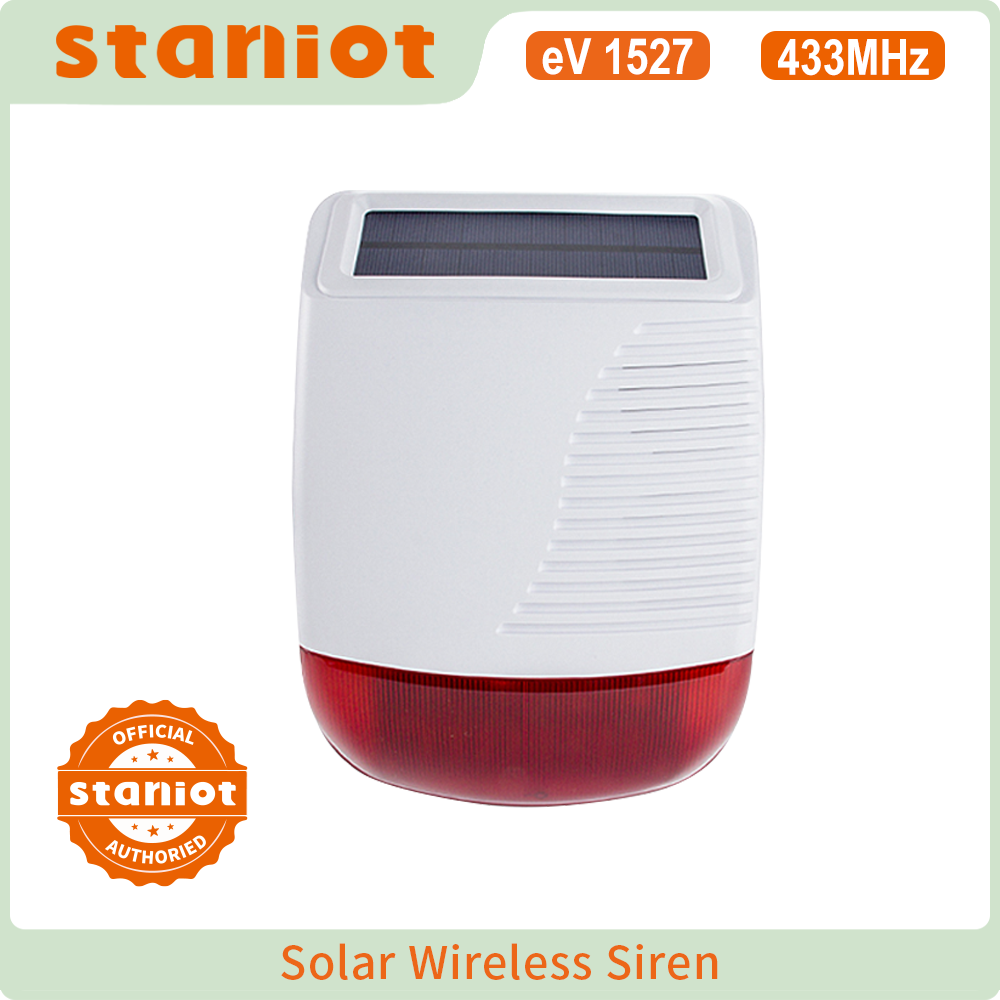 Alarm Siren Outdoor - Staniot اللاسلكية في الهواء الطلق الشمسية