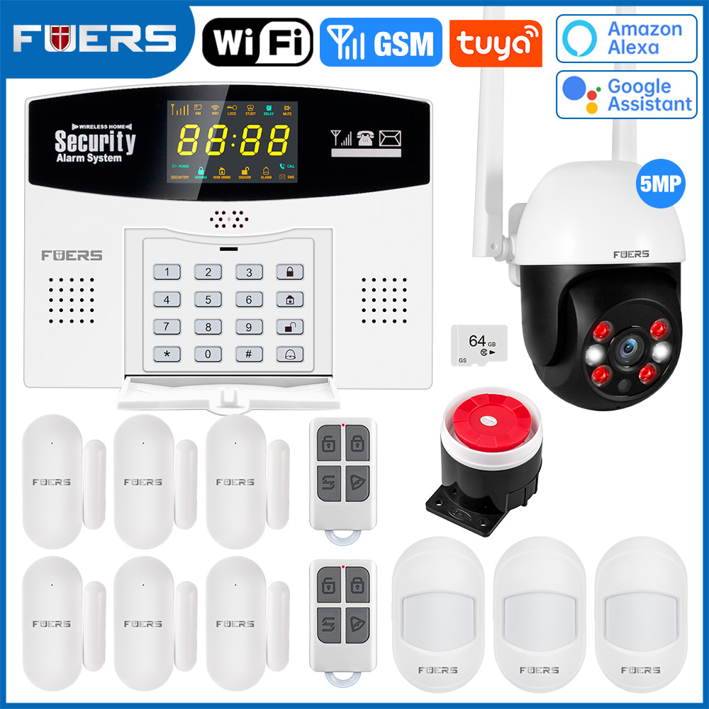 Home Security Phone Number - Fuers Tuya نظام إنذار ذكي عدة