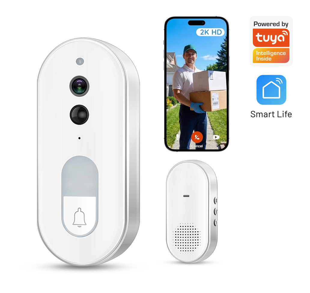 Home Security Camera Installation - جرس باب ذكي لاسلكي من تويا