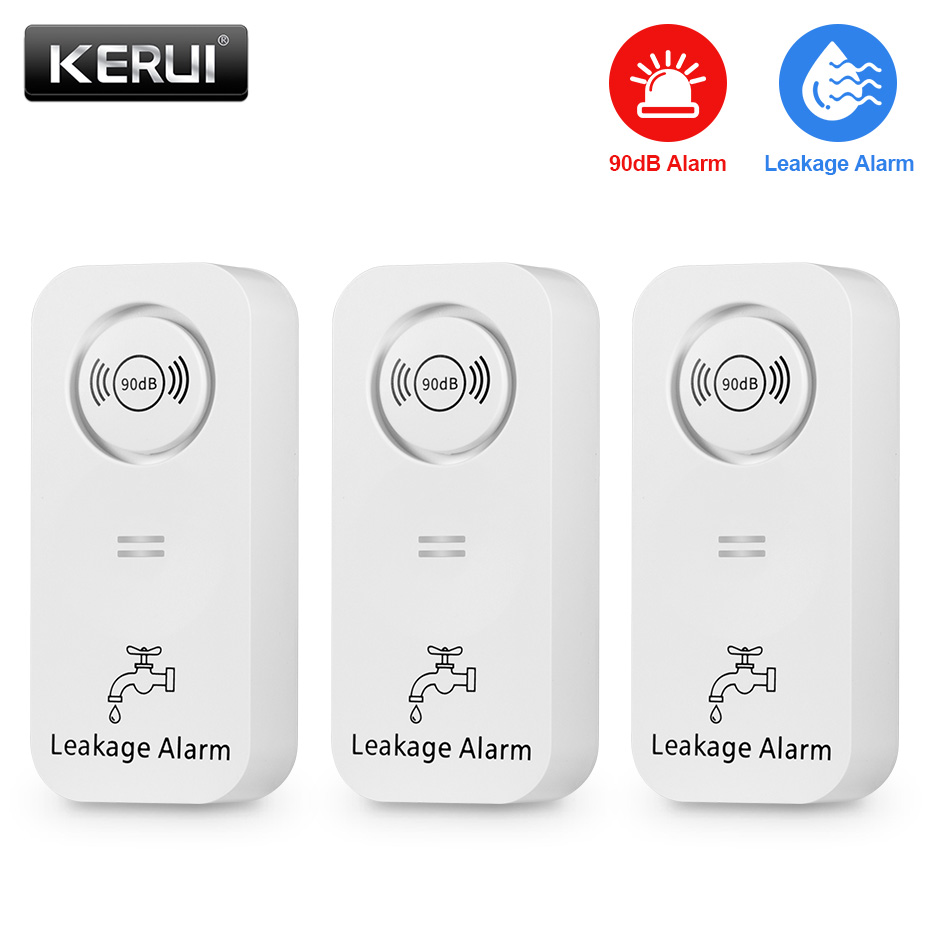 Home Security Outdoor - جهاز استشعار مياه لاسلكي من KERUI