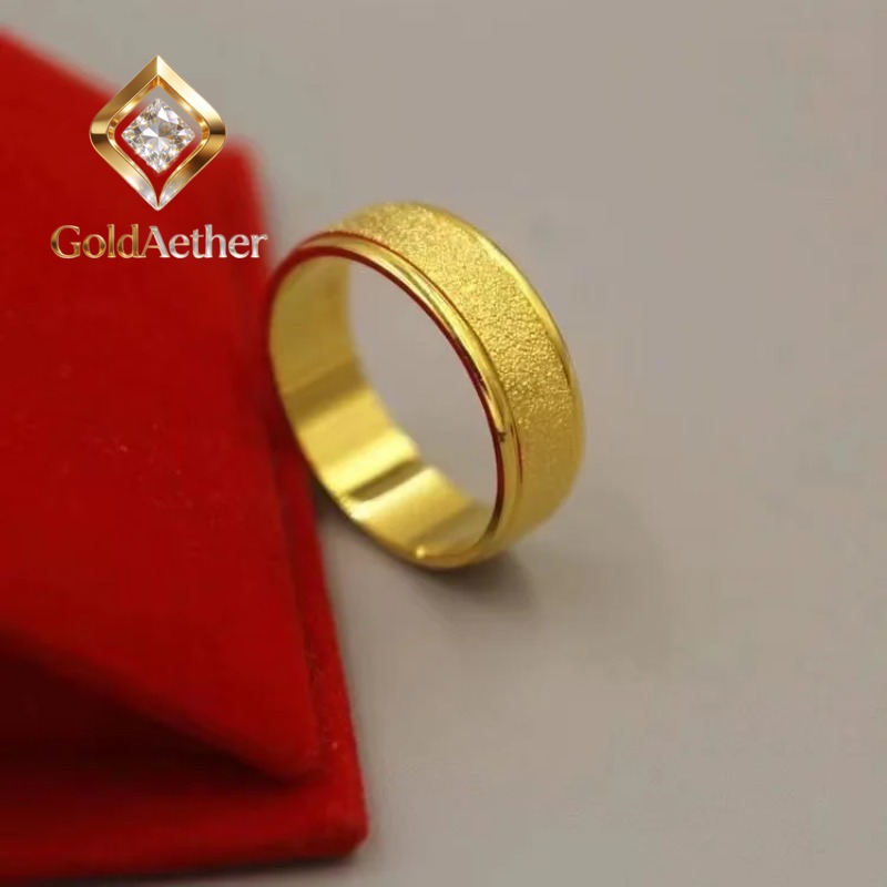 Home Security Companies - خاتم GoldAether الفاخر من الذهب الخالص