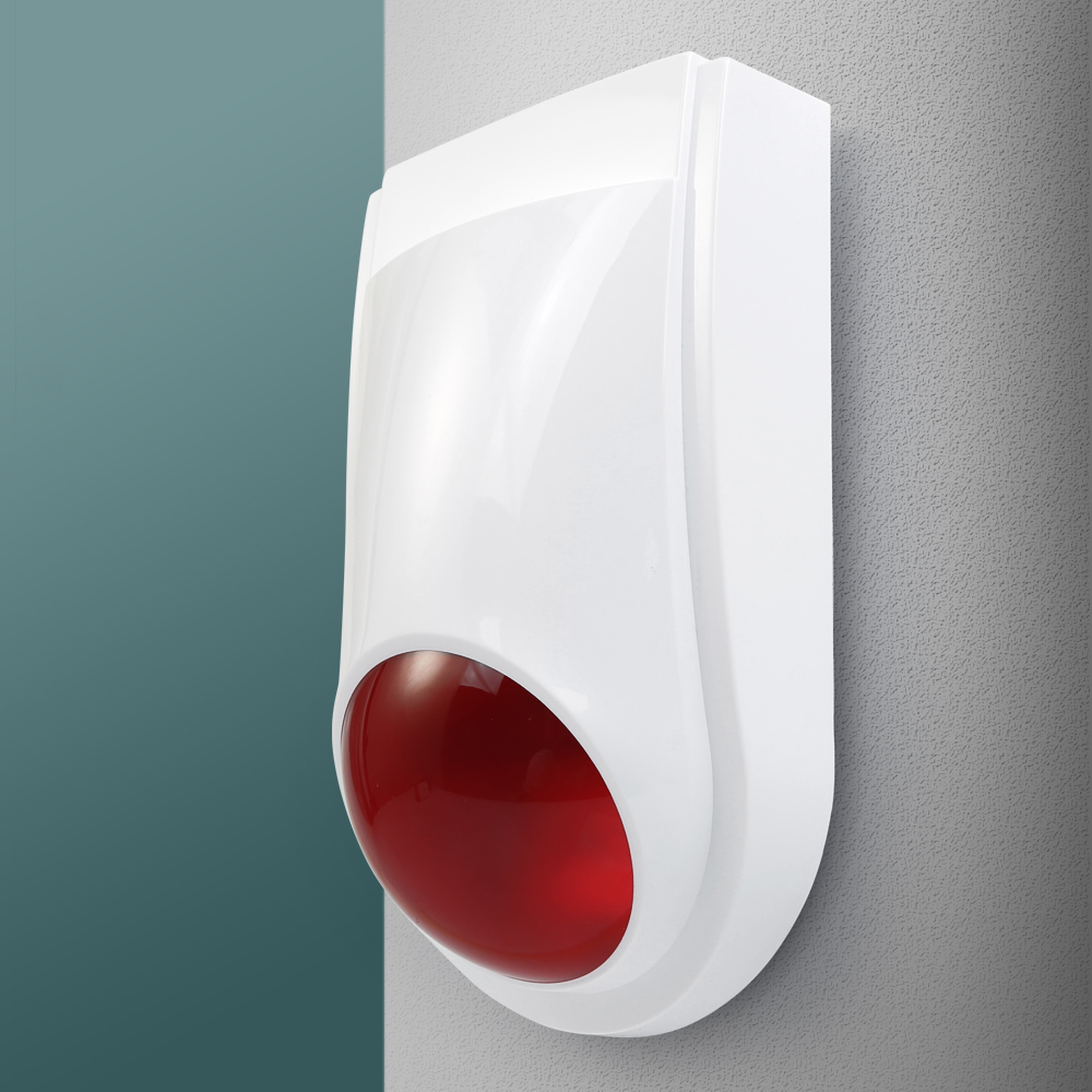 Alarm Siren Outdoor - صفارة إنذار لاسلكية E6 للاستخدام الخارجي