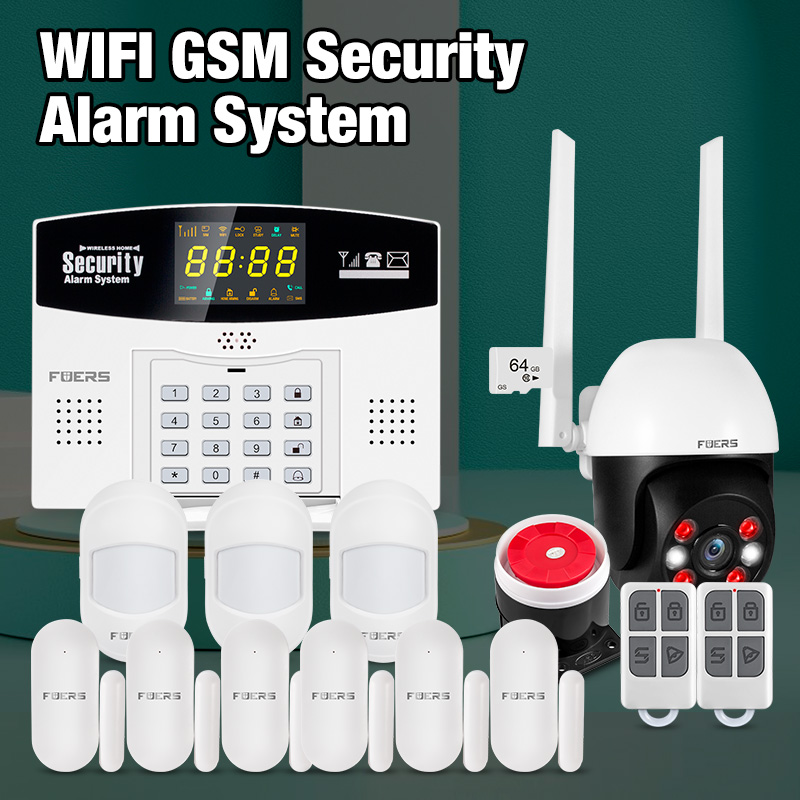 Home Security Phone Number - Fuers Tuya نظام إنذار ذكي عدة