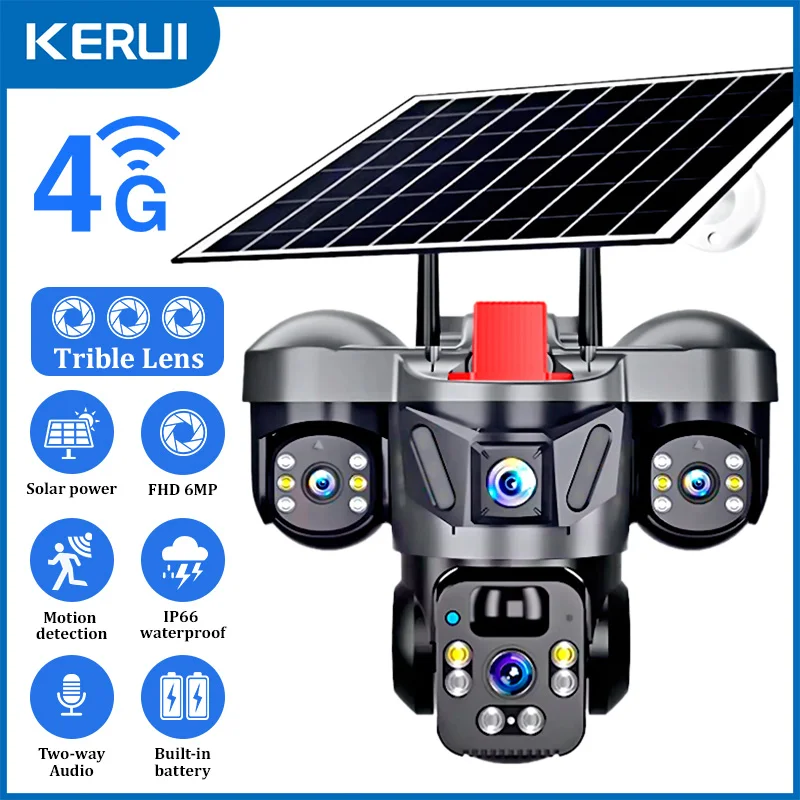 Home Security Camera Installation - KERUI V380 Pro في الهواء الطلق