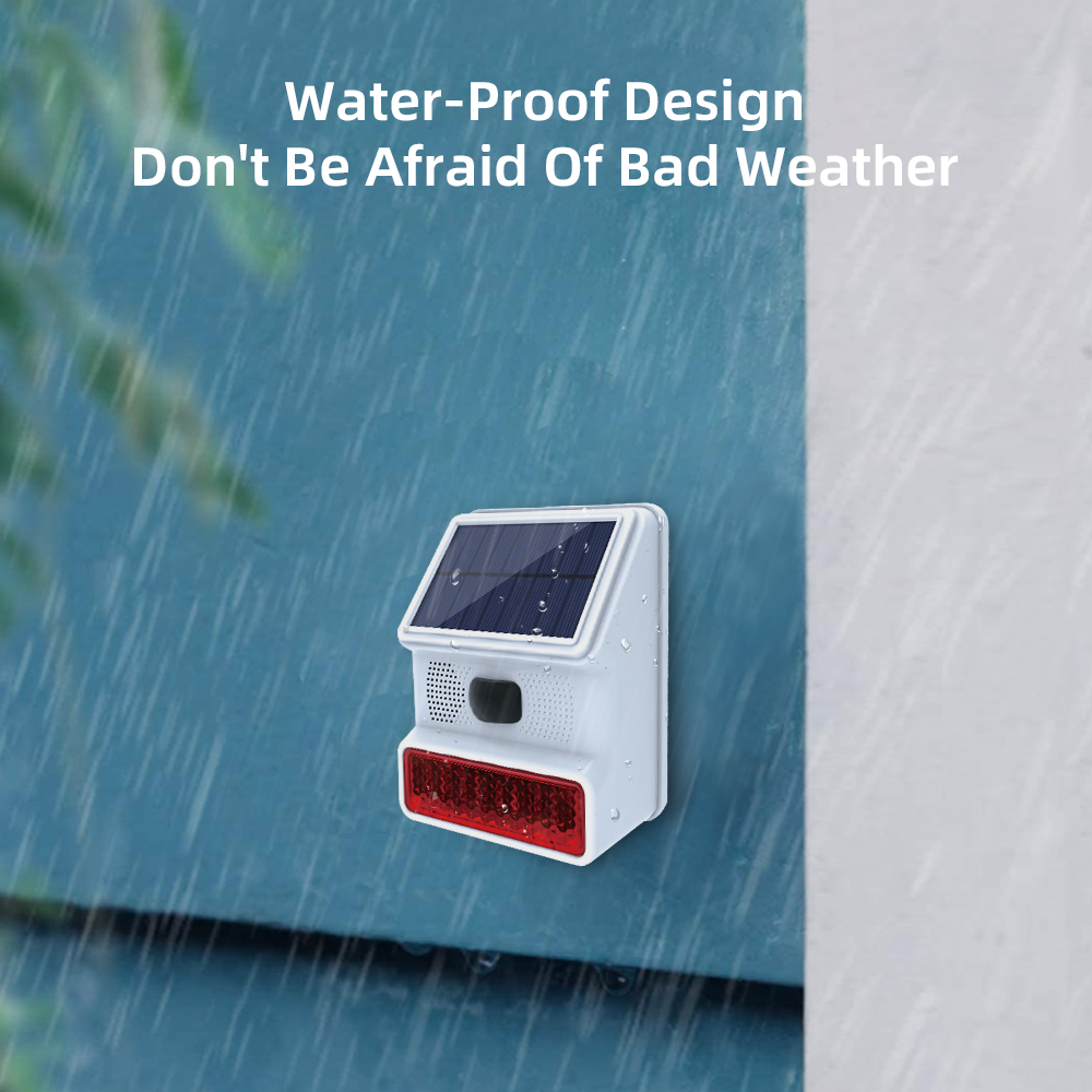 لاسلكي في الهواء الطلق الشمسية - مراجعة Alarm Siren Outdoor وسعره