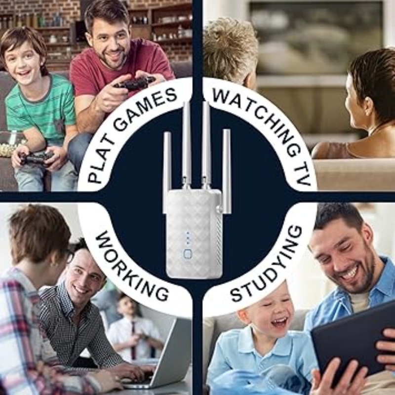 1200Mbps ثنائي النطاق واي فاي  - مراجعة Home Security Outdoor وسعره