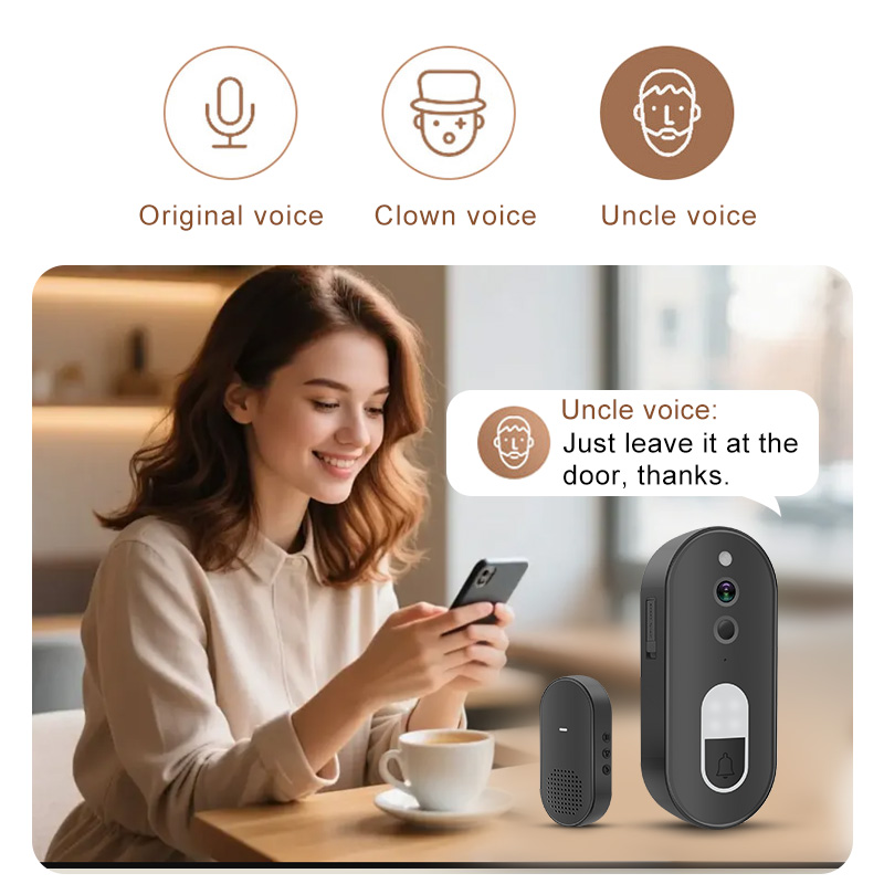 جرس باب ذكي لاسلكي واي فاي بدق - مراجعة Home Security Camera Installation وسعره