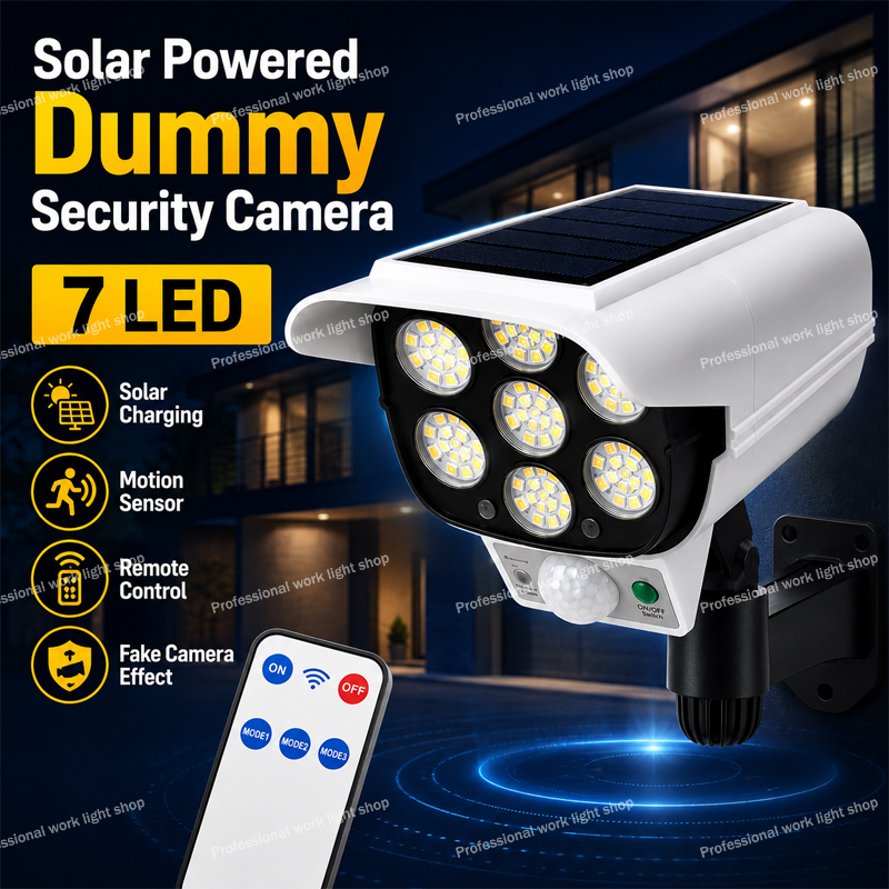 مصباح أمان خارجي يعمل بالطاقة  - مراجعة Home Yard Security Cameras وسعره