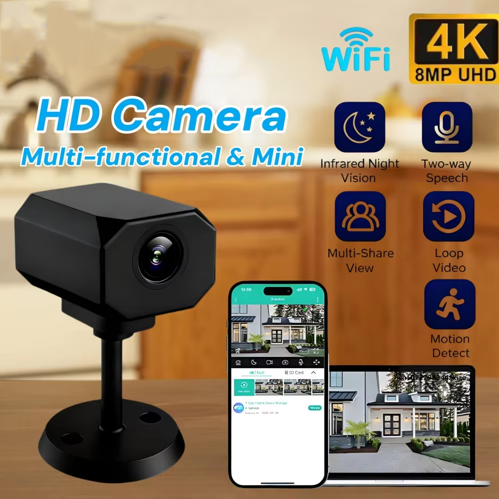 كاميرا أمان WiFi بدقة 4K للمنز - مراجعة Home Security With Cameras وسعره