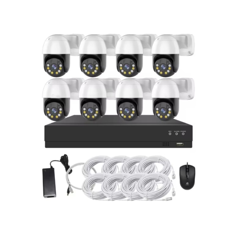طقم كاميرات مراقبة 4 قنوات و8  - مراجعة Home Security Kit وسعره