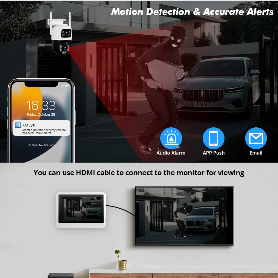 نظام أمان لاسلكي FUERS 8CH مع  - مراجعة Home Security Kit وسعره