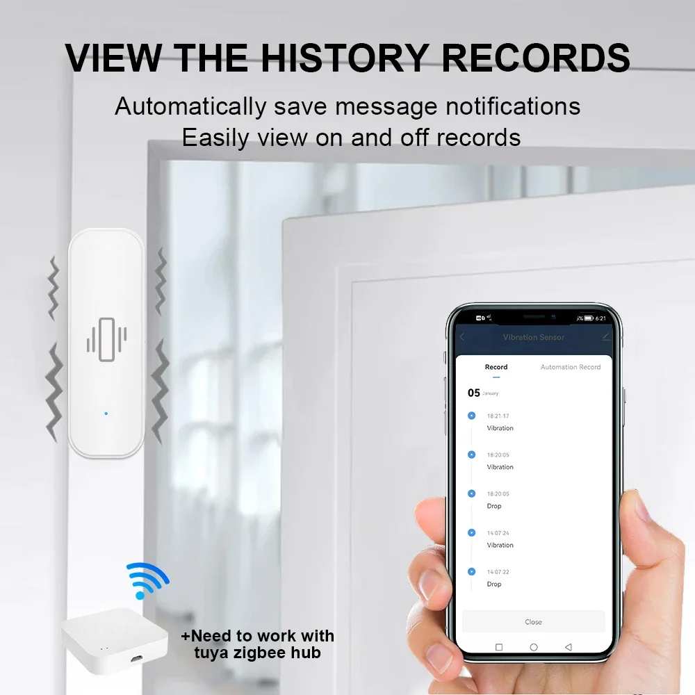 الذكية زيجبي الاهتزاز الاستشعا - مراجعة Home Security Tools وسعره