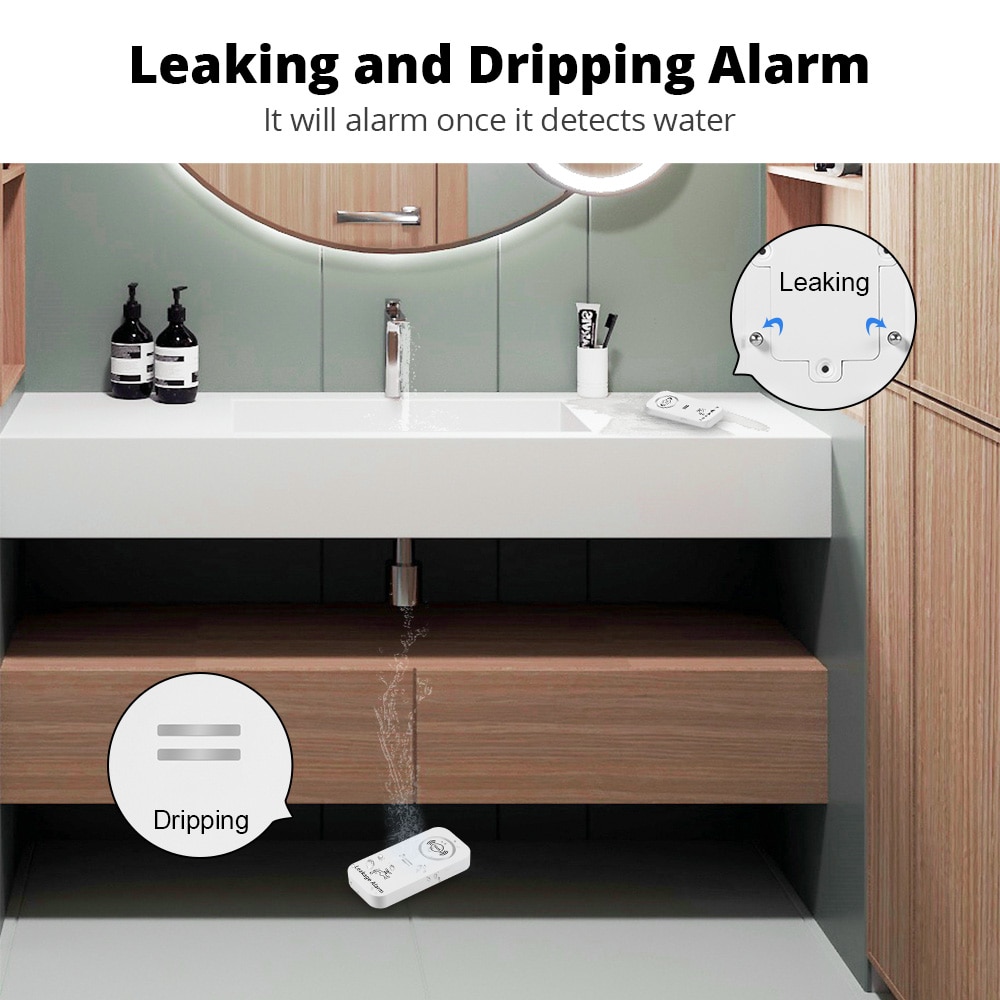 جهاز استشعار مياه لاسلكي من KE - مراجعة Home Security Outdoor وسعره