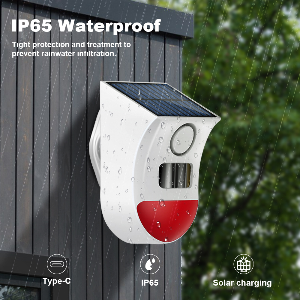 نظام إنذار خارجي يعمل بالطاقة  - مراجعة Alarm Siren Outdoor وسعره