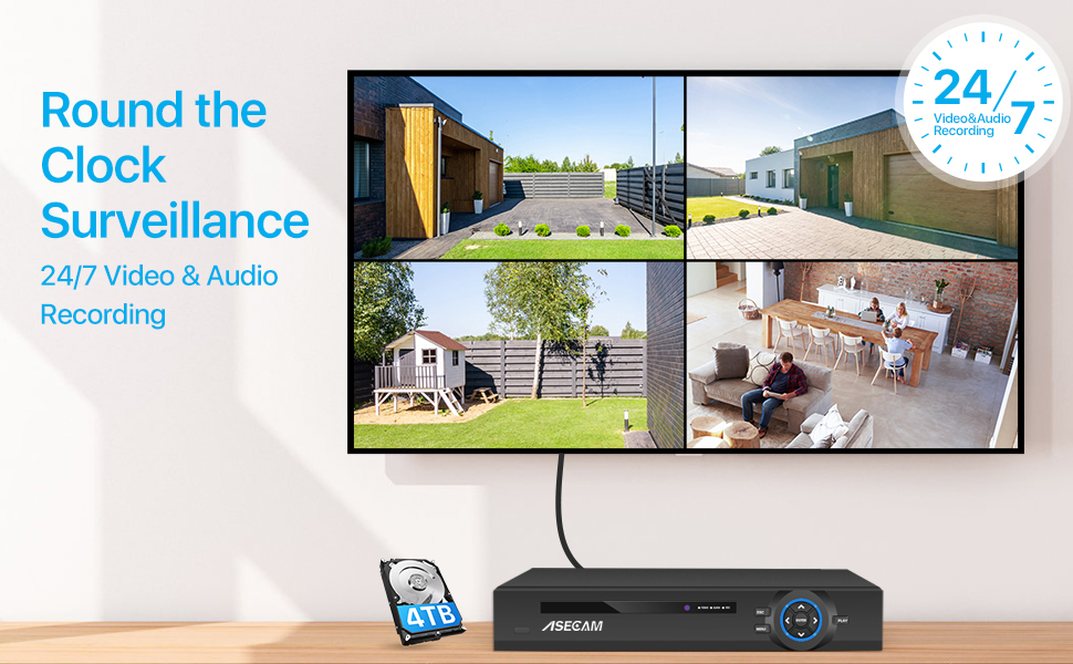 سوبر 8MP POE NVR مسجل فيديو ال - مراجعة Home Security With Cameras وسعره