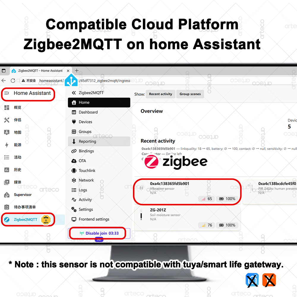 الذكية زيجبي 3.0 مستشعر الاهتز - مراجعة Home Security Tools وسعره