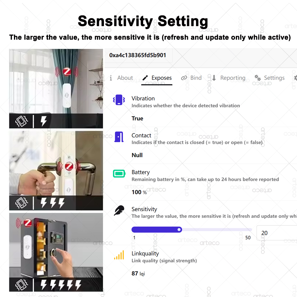 الذكية زيجبي 3.0 مستشعر الاهتز - مراجعة Home Security Tools وسعره
