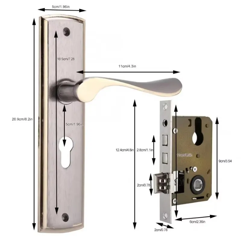 قفل مقبض باب صامت للمنزل ، مفت - مراجعة Home Security Kitchener وسعره