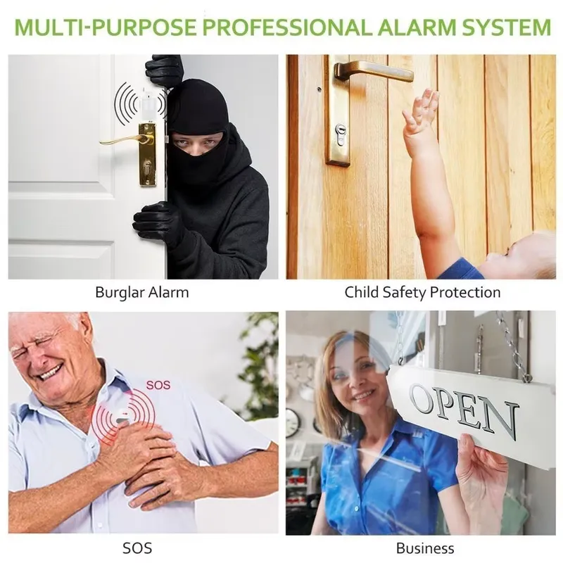 نظام إنذار ضد السرقة للمنزل مع - مراجعة Home Security Kit وسعره