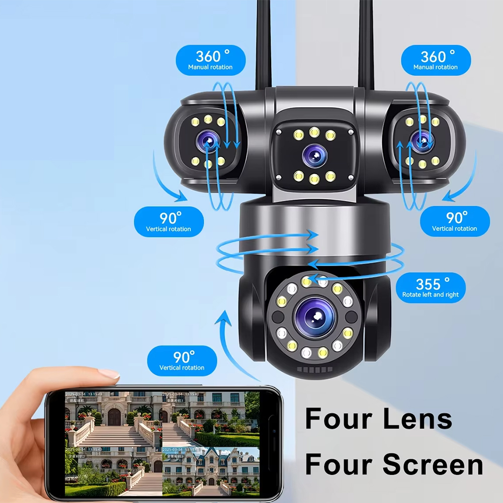 كاميرا مراقبة خارجية متعددة ال - مراجعة Home Yard Security Cameras وسعره