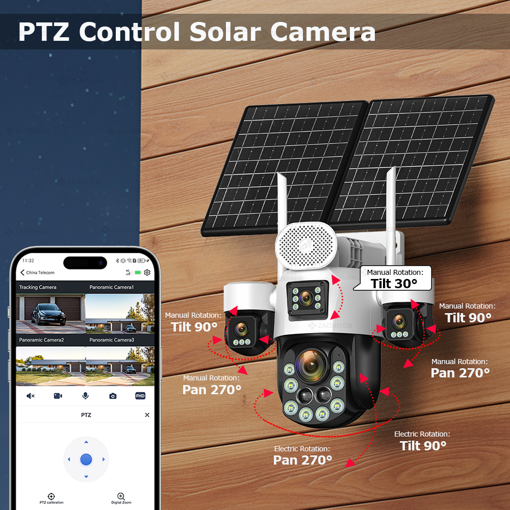 4 عدسات خارجية 360 درجة °   كا - مراجعة Alarm Siren Outdoor وسعره