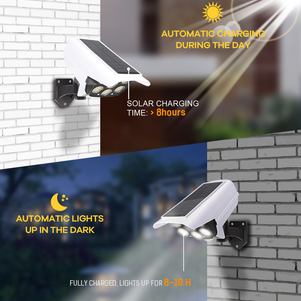 مصباح أمان خارجي يعمل بالطاقة  - مراجعة Home Yard Security Cameras وسعره