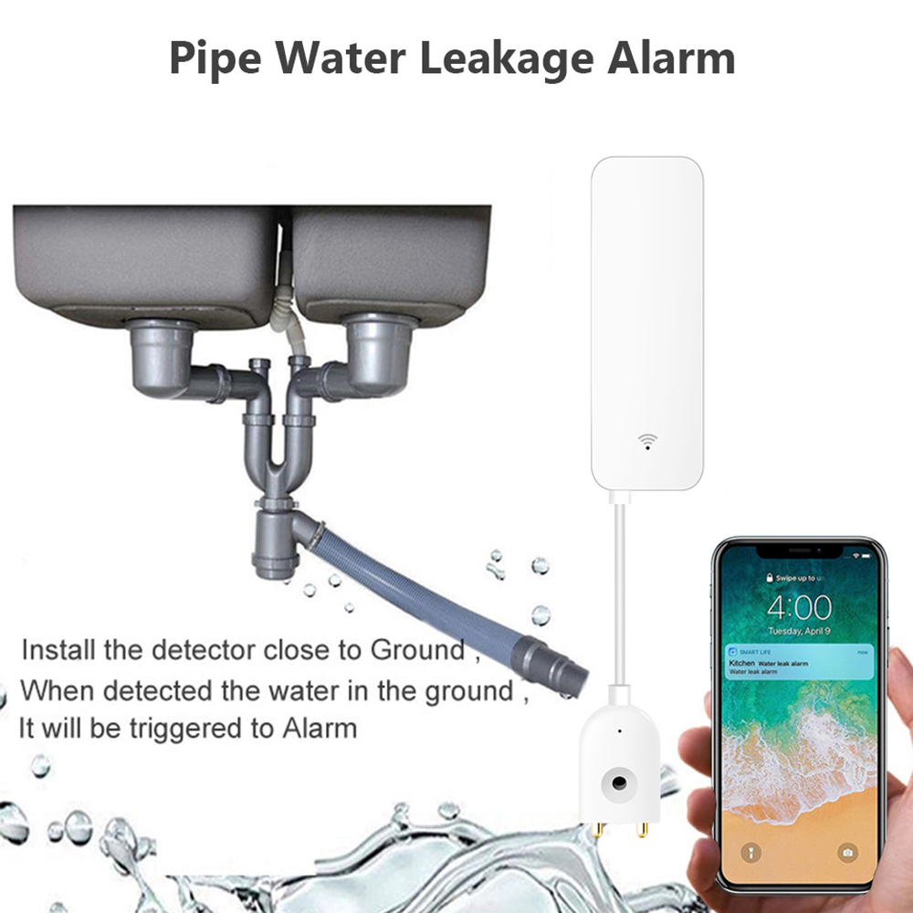 Tuya WiFi مستشعر تسرب المياه،  - مراجعة Home Security Tools وسعره