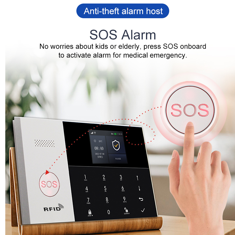 نظام إنذار أمان منزلي ذكي PGST - مراجعة Home Security Kit وسعره
