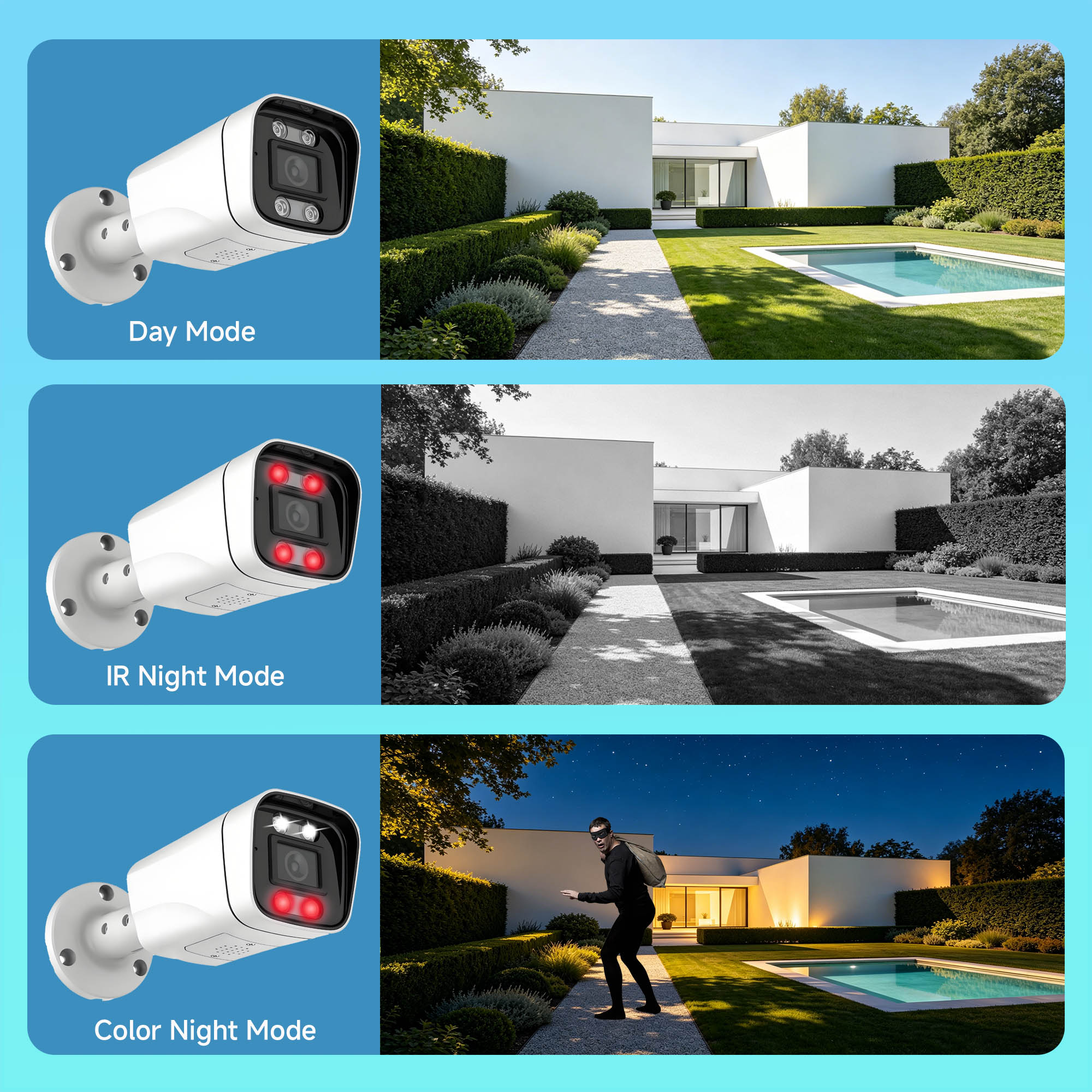 نظام أمان BFMore بدقة 8 ميجابك - مراجعة Home Security Kit وسعره