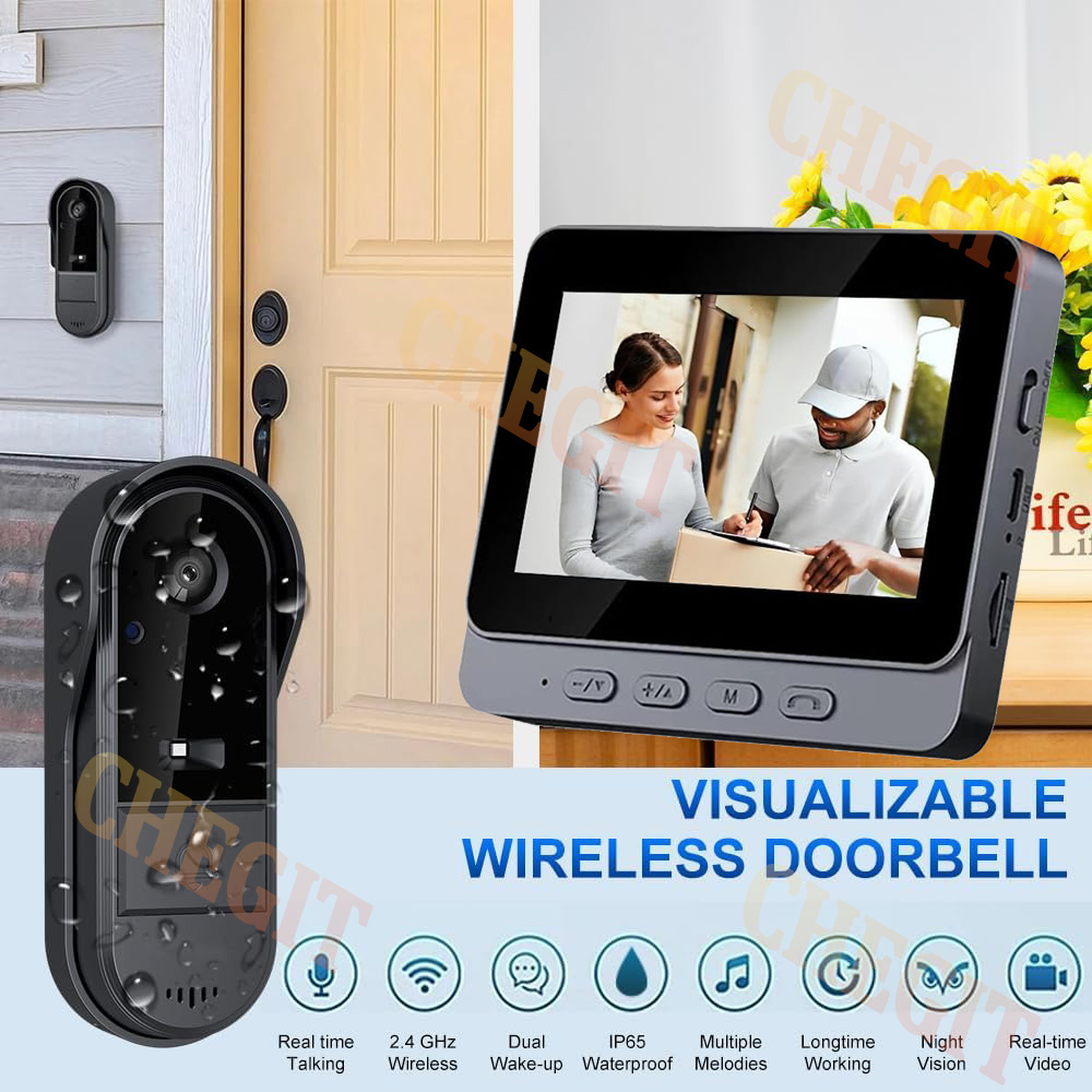 كاميرا جرس الباب اللاسلكية واي - مراجعة Home Security Camera Installation وسعره