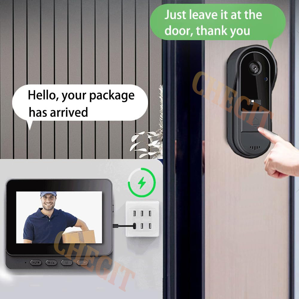 كاميرا جرس الباب اللاسلكية واي - مراجعة Home Security Camera Installation وسعره