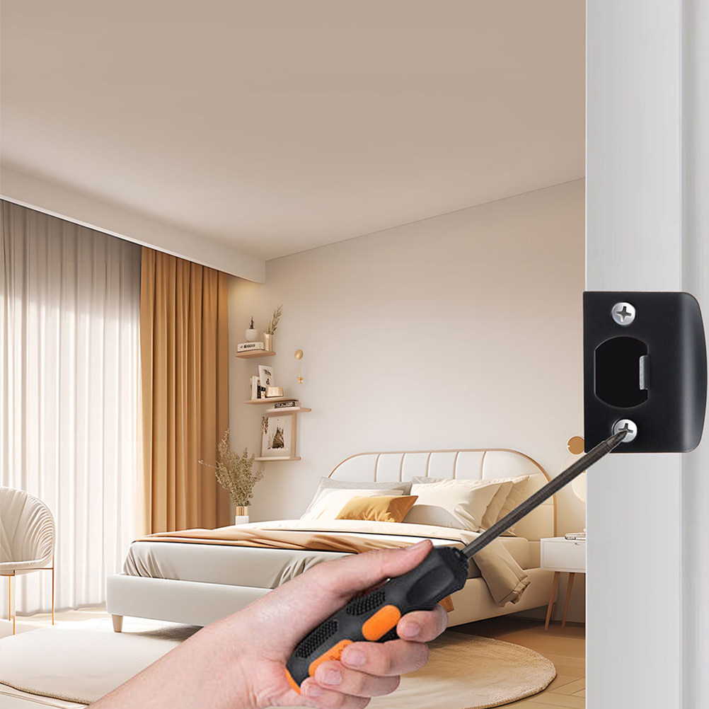 قطعتان من صفائح حماية الأبواب  - مراجعة Home Security Officer وسعره