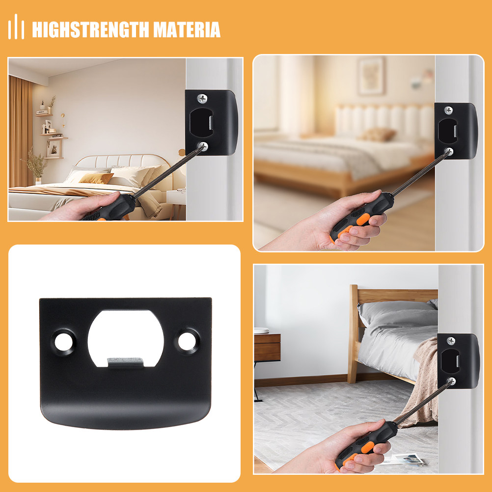 قطعتان من صفائح حماية الأبواب  - مراجعة Home Security Officer وسعره