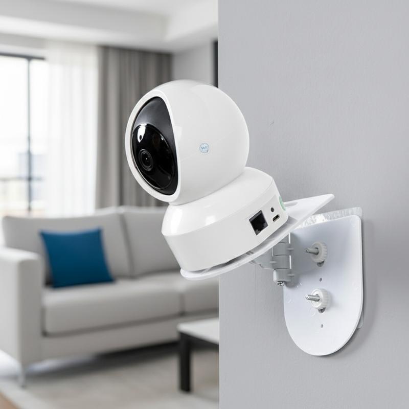 حامل كاميرا PTZ على شكل حرف L  - مراجعة Home Security Camera Installation وسعره
