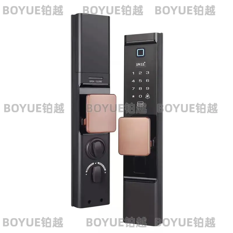قفل باب ذكي ببصمة الإصبع بدون  - مراجعة Home Security Lock System وسعره