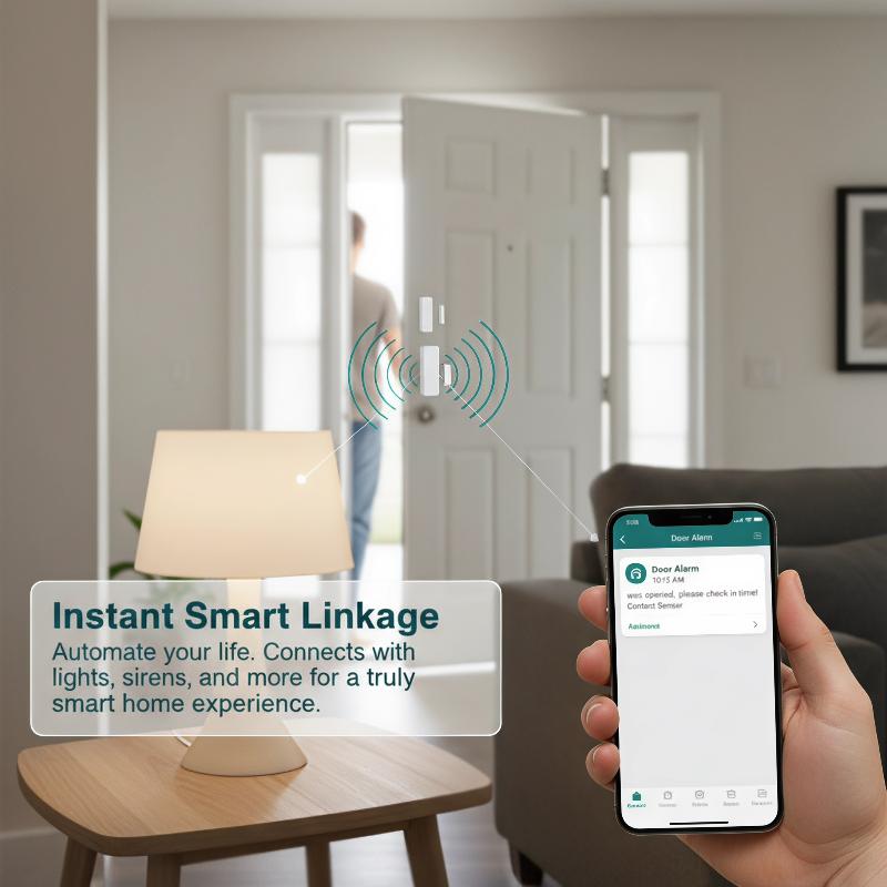 جهاز استشعار ذكي صغير للأبواب  - مراجعة Home Security Officer وسعره