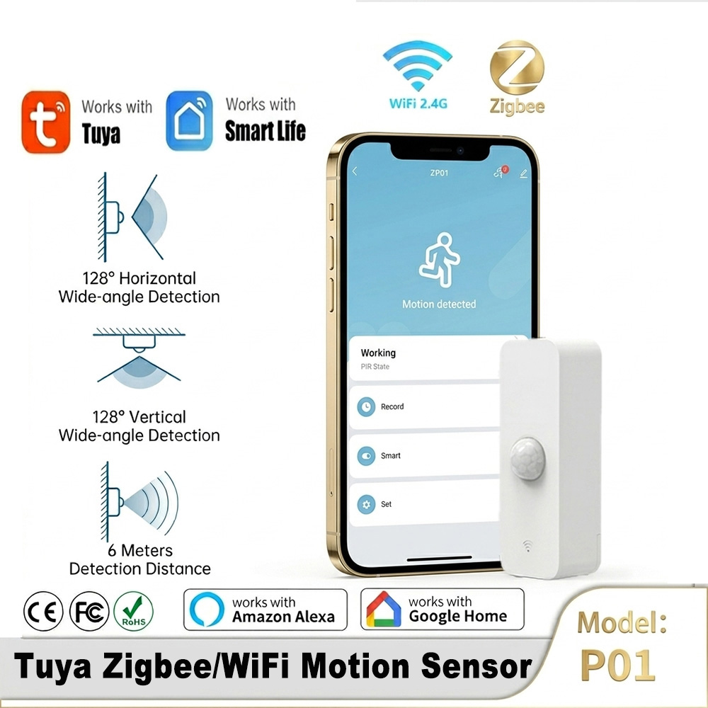 مستشعر حركة ذكي بتقنية PIR وWi - مراجعة Home Security Tools وسعره