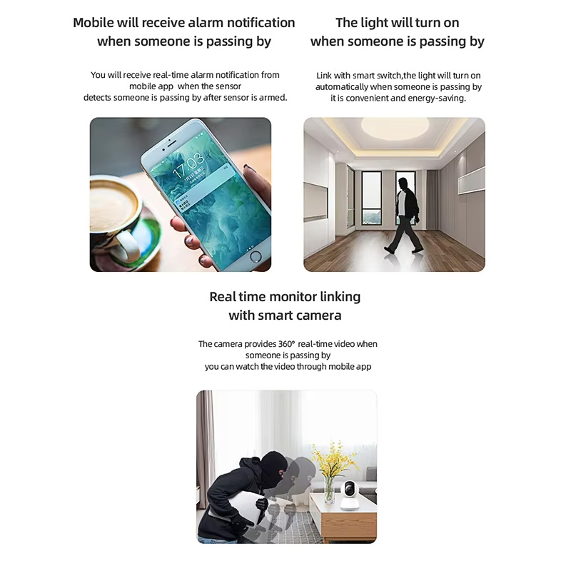 مستشعر حركة ذكي بتقنية PIR وWi - مراجعة Home Security Tools وسعره