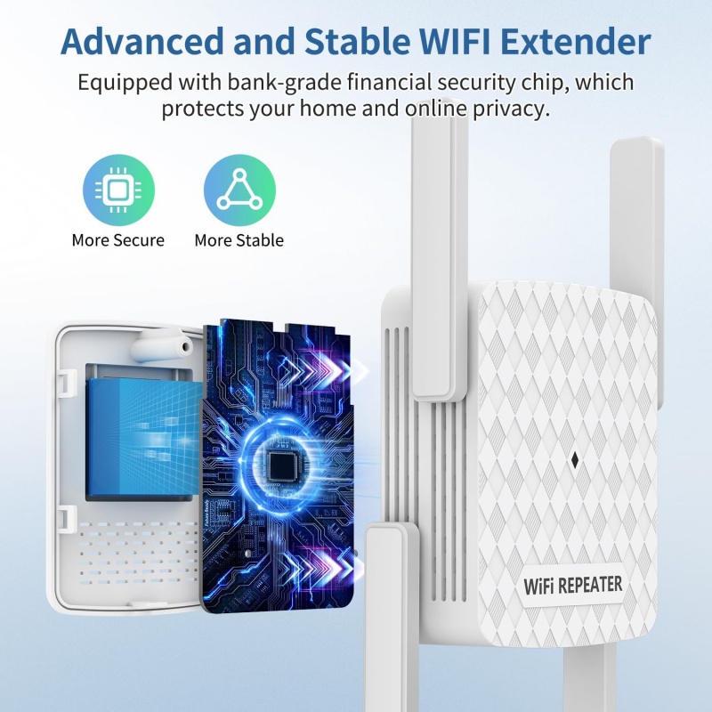 موسع واي فاي لاسلكي 1200 ميجاب - مراجعة Home Security Outdoor وسعره