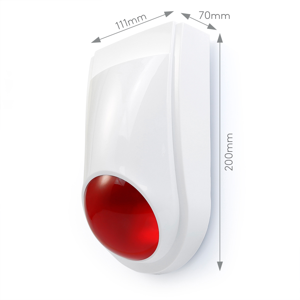 صفارة إنذار لاسلكية E6 للاستخد - مراجعة Alarm Siren Outdoor وسعره