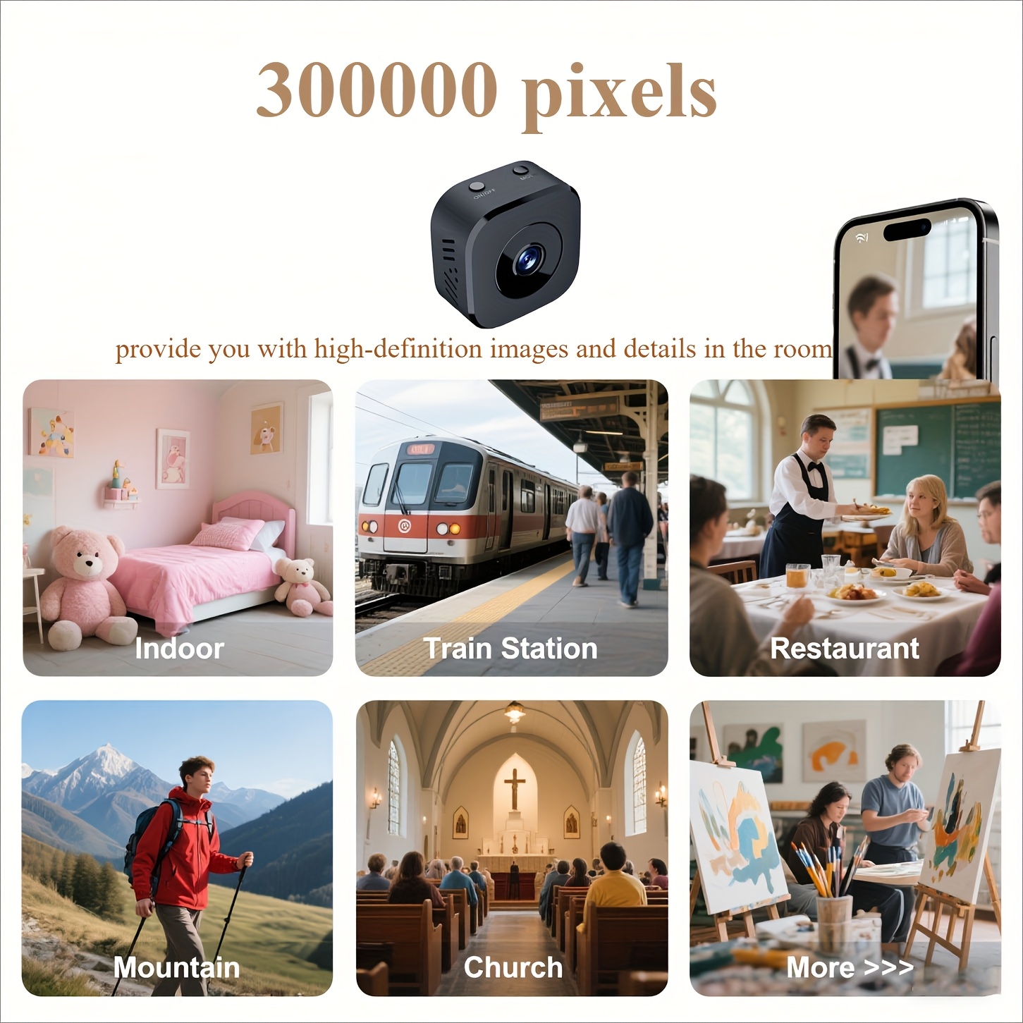 1080P HD كاميرا واي فاي صغيرة  - مراجعة Home Security With Cameras وسعره