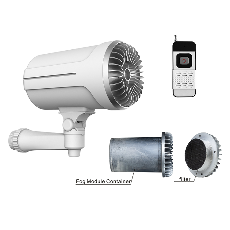 مولد ضباب أمني مع تحكم عن بعد  - مراجعة Home Security Fog System وسعره