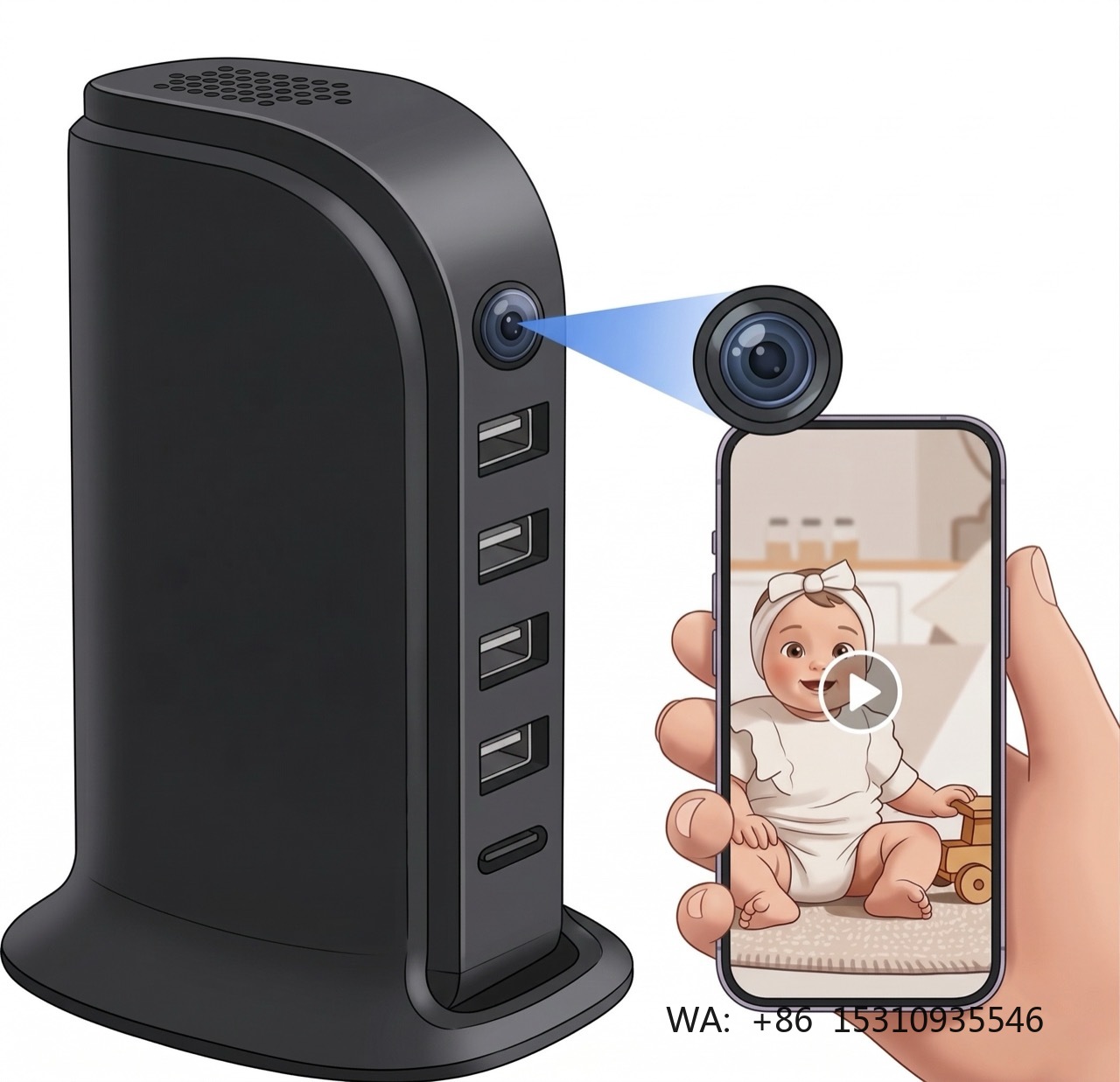 كاميرا أمان واي فاي مدمجة للمن - مراجعة Home Security Officer وسعره