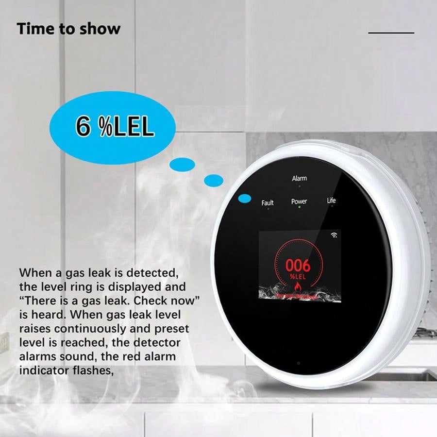 جهاز استشعار إنذار الغاز بتقني - مراجعة Home Security Tools وسعره