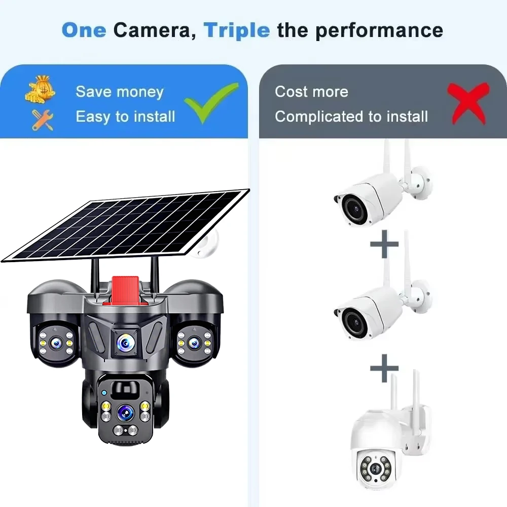 KERUI V380 Pro في الهواء الطلق - مراجعة Home Security Camera Installation وسعره