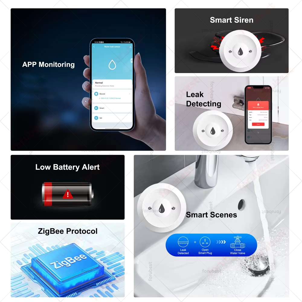 الذكية زيجبي تسرب المياه الاست - مراجعة Home Security Outdoor وسعره