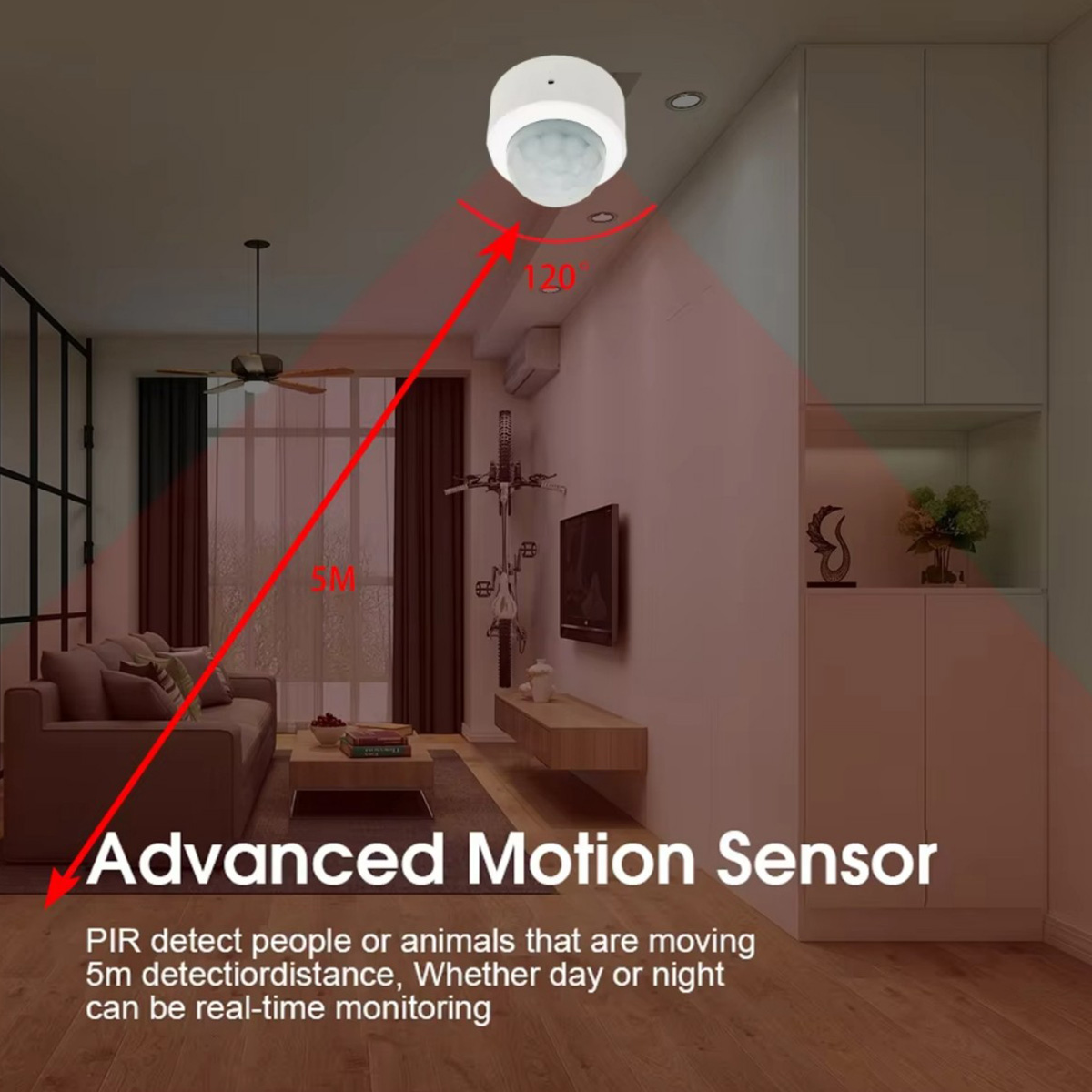 مستشعر حركة صغير Zigbee3.0 لاس - مراجعة Home Security Tools وسعره