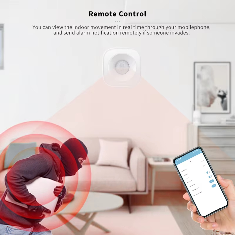 Tuya ZigBee/WiFi PIR محس حركة  - مراجعة Home Security Tools وسعره