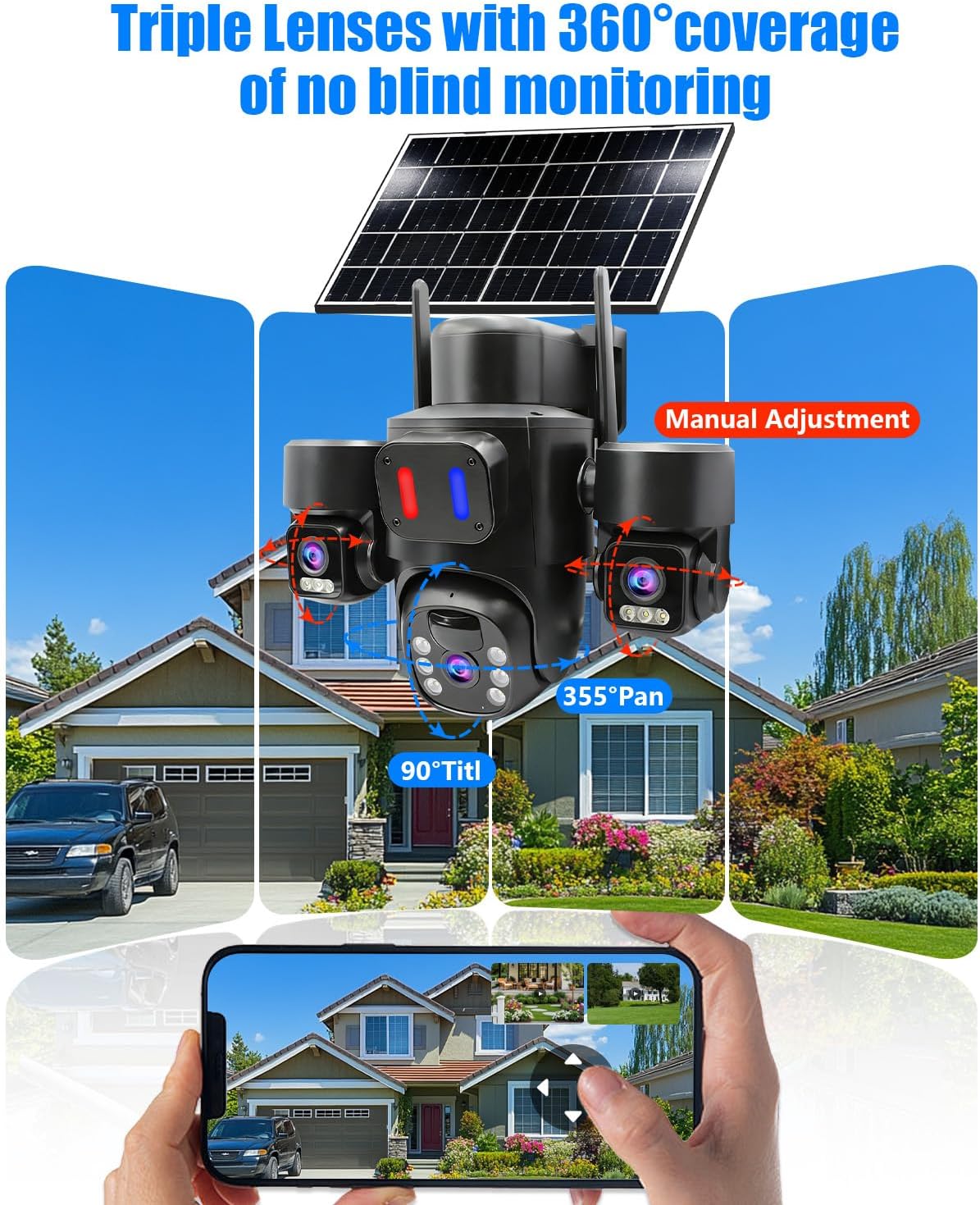 كاميرا أمان خارجية تعمل بالطاق - مراجعة Home Yard Security Cameras وسعره
