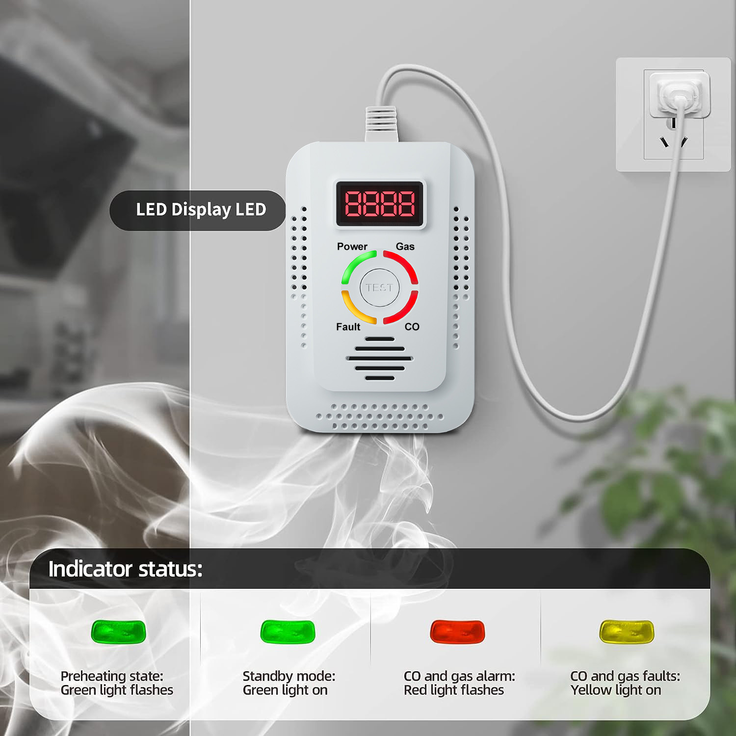 كاشف الغاز الطبيعي 2 في 1 وكاش - مراجعة Home Security Tools وسعره